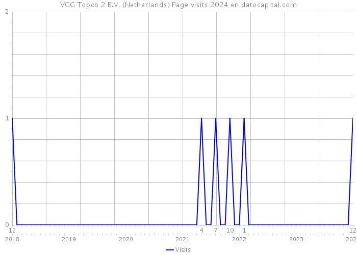 VGG Topco 2 B.V. (Netherlands) Page visits 2024 