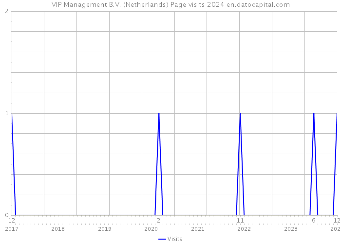 VIP Management B.V. (Netherlands) Page visits 2024 