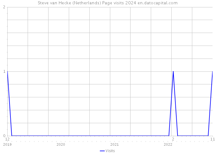 Steve van Hecke (Netherlands) Page visits 2024 