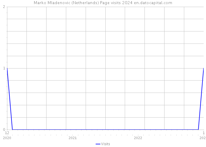 Marko Mladenovic (Netherlands) Page visits 2024 