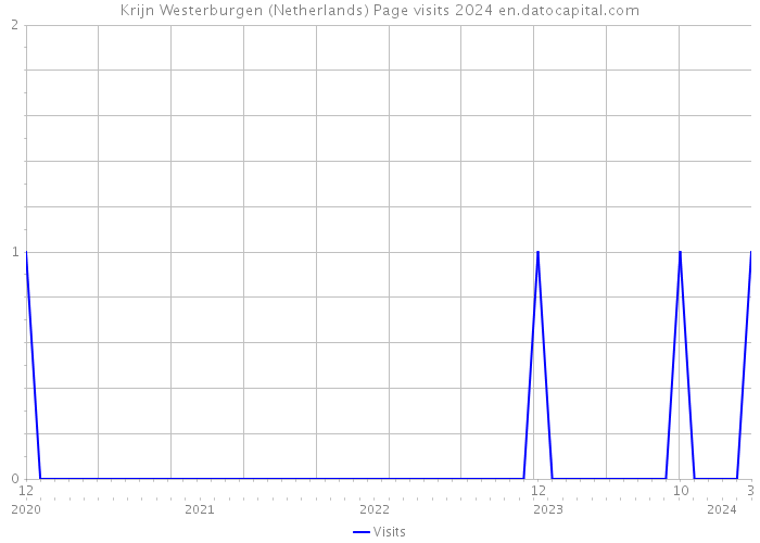 Krijn Westerburgen (Netherlands) Page visits 2024 