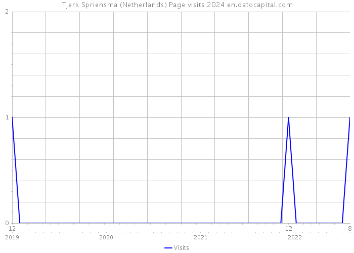 Tjerk Spriensma (Netherlands) Page visits 2024 