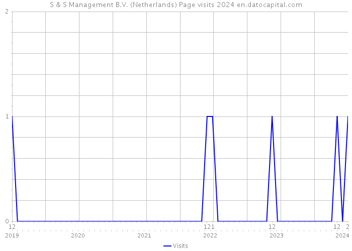 S & S Management B.V. (Netherlands) Page visits 2024 
