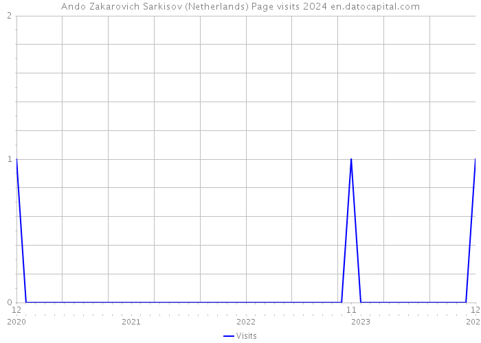 Ando Zakarovich Sarkisov (Netherlands) Page visits 2024 