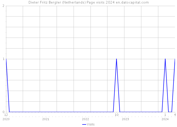 Dieter Fritz Bergler (Netherlands) Page visits 2024 
