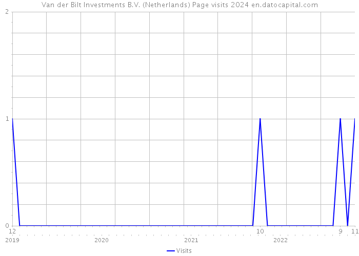 Van der Bilt Investments B.V. (Netherlands) Page visits 2024 