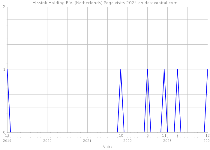 Hissink Holding B.V. (Netherlands) Page visits 2024 