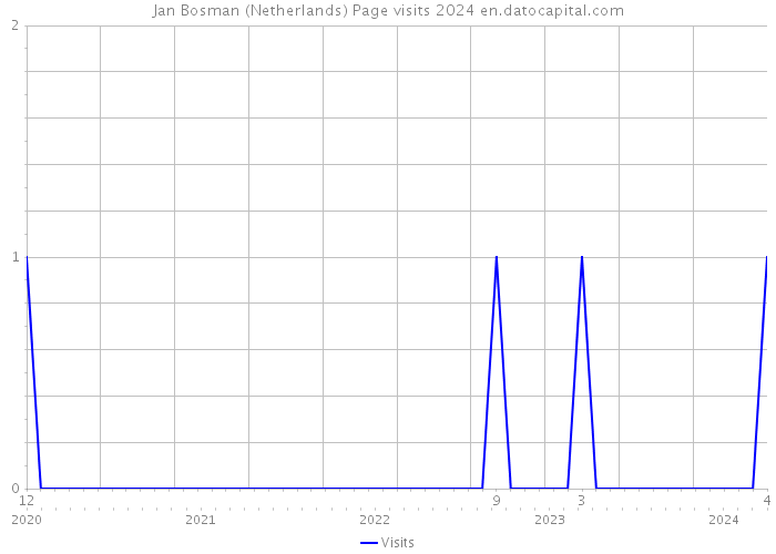 Jan Bosman (Netherlands) Page visits 2024 