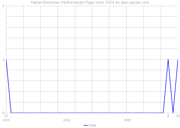 Hakan Demirbas (Netherlands) Page visits 2024 