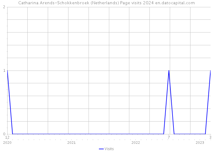 Catharina Arends-Schokkenbroek (Netherlands) Page visits 2024 