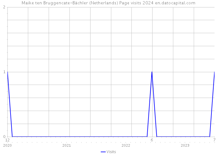Maike ten Bruggencate-Bächler (Netherlands) Page visits 2024 