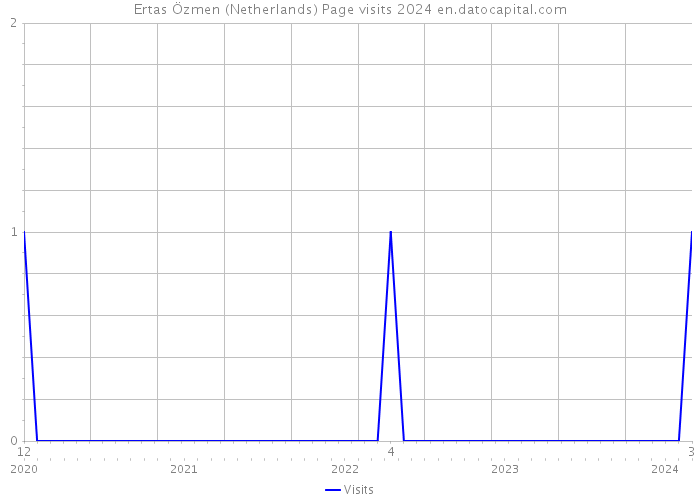 Ertas Özmen (Netherlands) Page visits 2024 