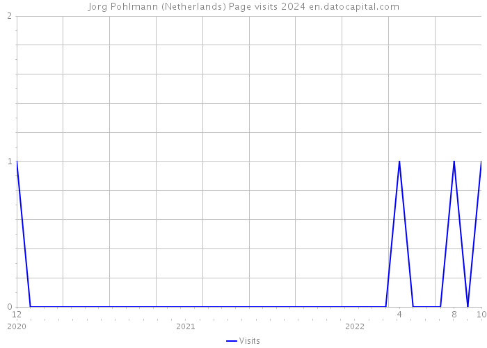 Jorg Pohlmann (Netherlands) Page visits 2024 
