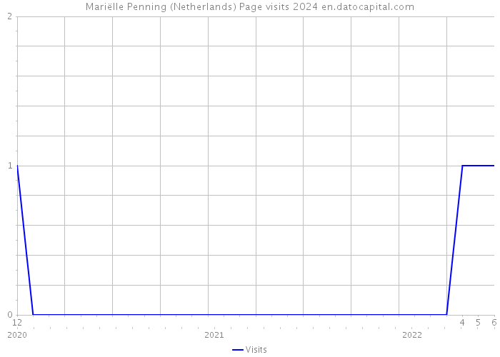 Mariëlle Penning (Netherlands) Page visits 2024 