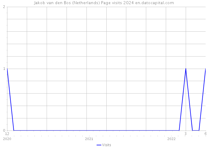 Jakob van den Bos (Netherlands) Page visits 2024 
