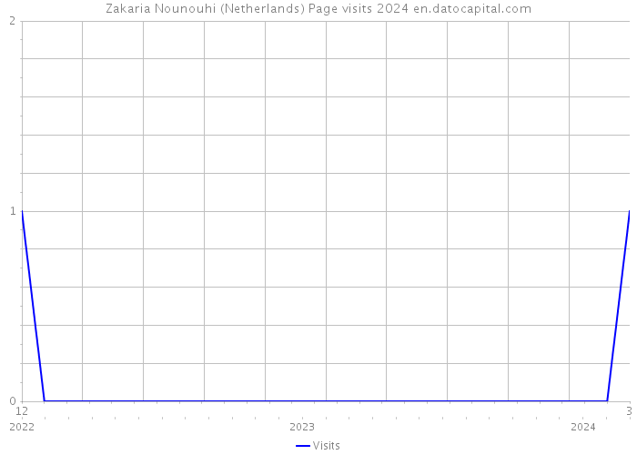 Zakaria Nounouhi (Netherlands) Page visits 2024 