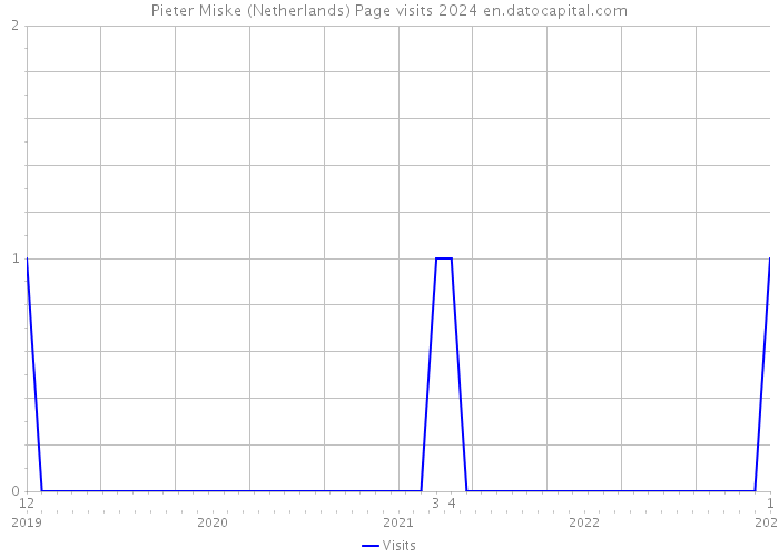 Pieter Miske (Netherlands) Page visits 2024 
