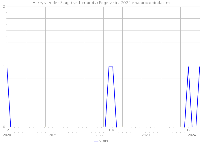 Harry van der Zaag (Netherlands) Page visits 2024 