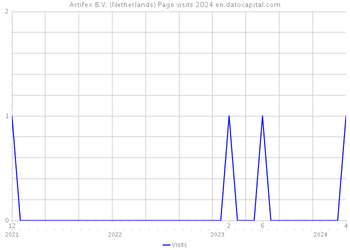 Artifex B.V. (Netherlands) Page visits 2024 
