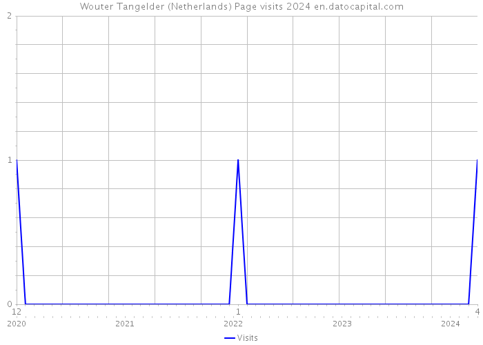 Wouter Tangelder (Netherlands) Page visits 2024 