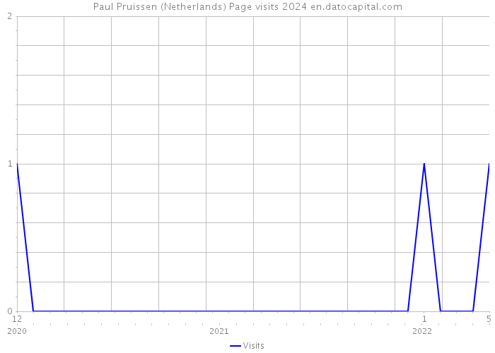 Paul Pruissen (Netherlands) Page visits 2024 
