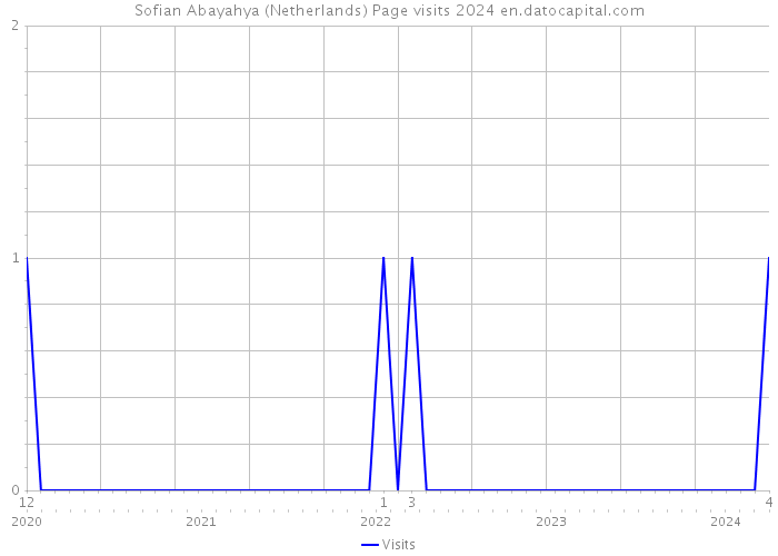Sofian Abayahya (Netherlands) Page visits 2024 
