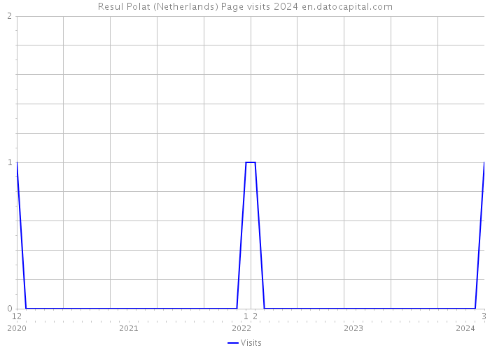 Resul Polat (Netherlands) Page visits 2024 