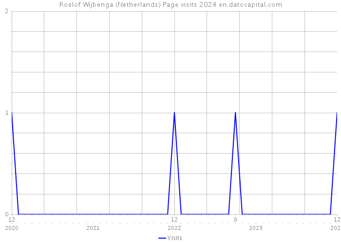 Roelof Wijbenga (Netherlands) Page visits 2024 