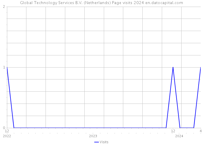 Global Technology Services B.V. (Netherlands) Page visits 2024 