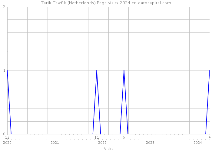 Tarik Tawfik (Netherlands) Page visits 2024 