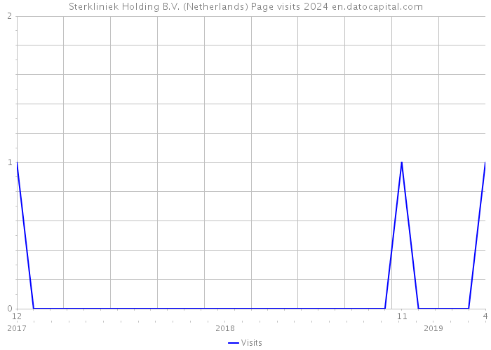 Sterkliniek Holding B.V. (Netherlands) Page visits 2024 
