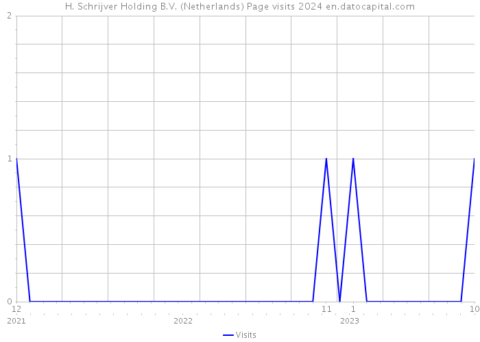 H. Schrijver Holding B.V. (Netherlands) Page visits 2024 