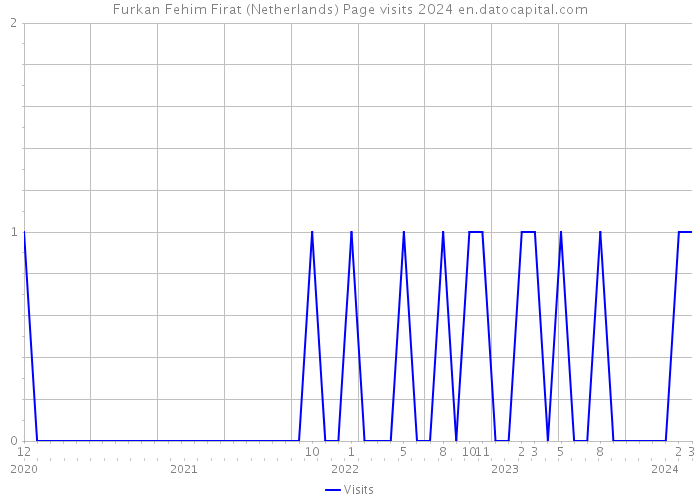 Furkan Fehim Firat (Netherlands) Page visits 2024 