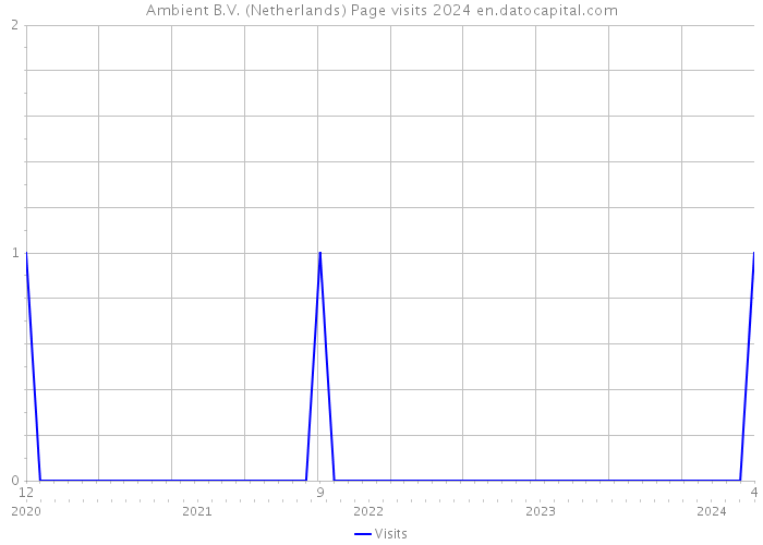 Ambient B.V. (Netherlands) Page visits 2024 