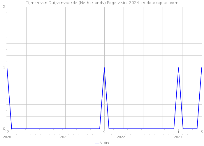 Tijmen van Duijvenvoorde (Netherlands) Page visits 2024 