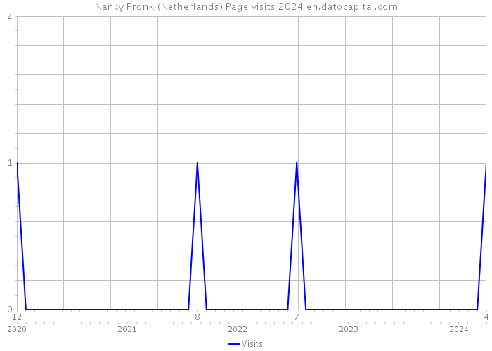 Nancy Pronk (Netherlands) Page visits 2024 