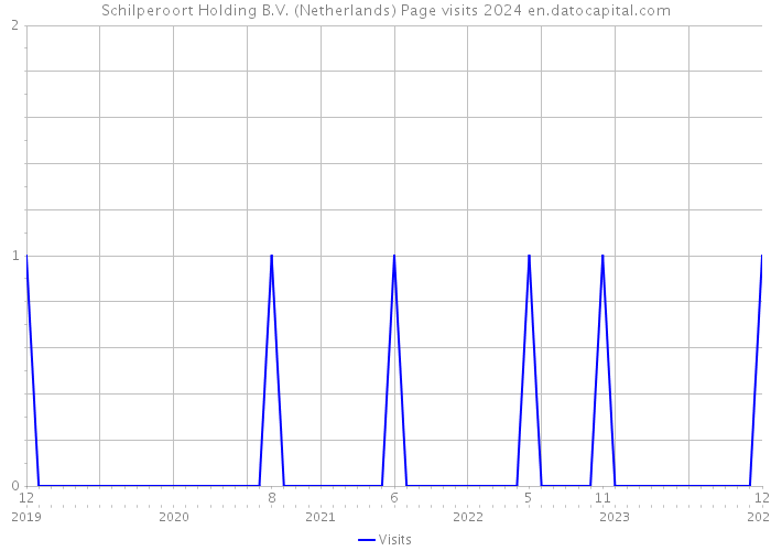 Schilperoort Holding B.V. (Netherlands) Page visits 2024 