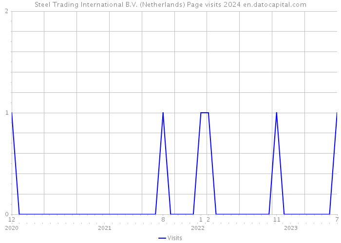 Steel Trading International B.V. (Netherlands) Page visits 2024 