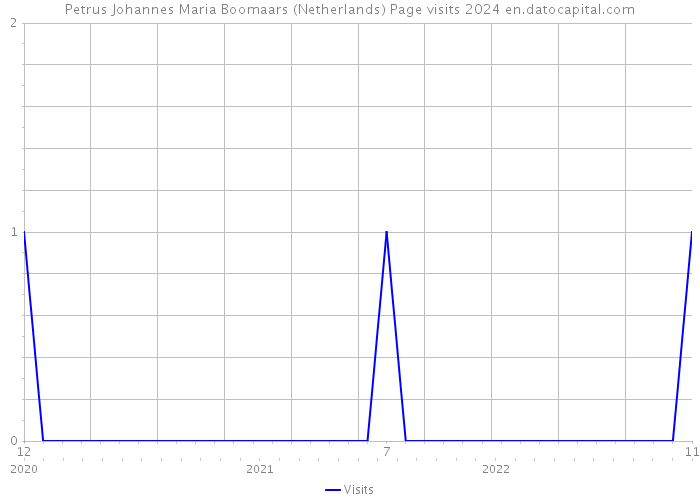Petrus Johannes Maria Boomaars (Netherlands) Page visits 2024 