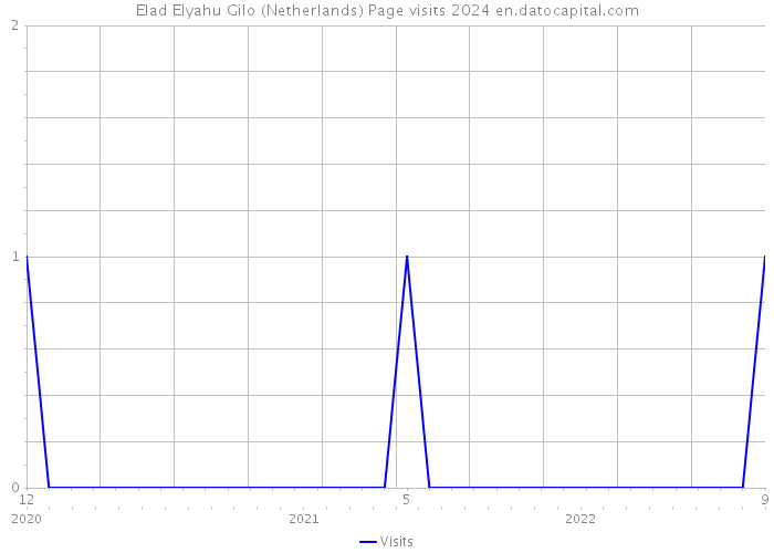 Elad Elyahu Gilo (Netherlands) Page visits 2024 