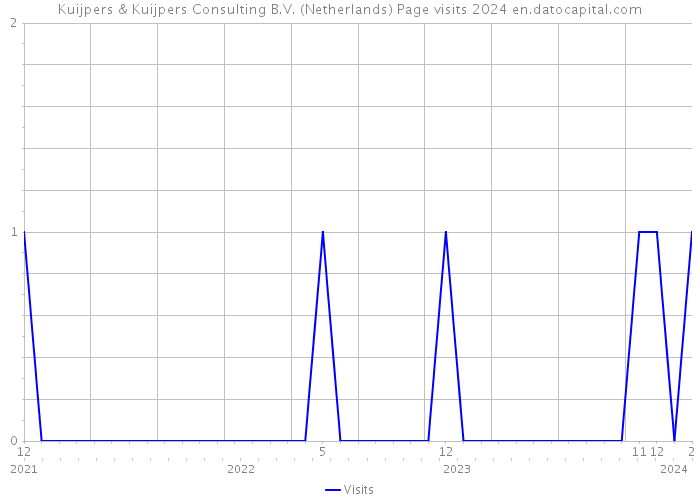 Kuijpers & Kuijpers Consulting B.V. (Netherlands) Page visits 2024 