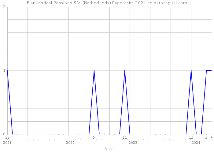 Blankendaal Pensioen B.V. (Netherlands) Page visits 2024 