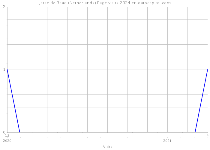 Jetze de Raad (Netherlands) Page visits 2024 