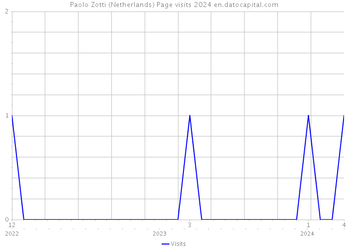 Paolo Zotti (Netherlands) Page visits 2024 