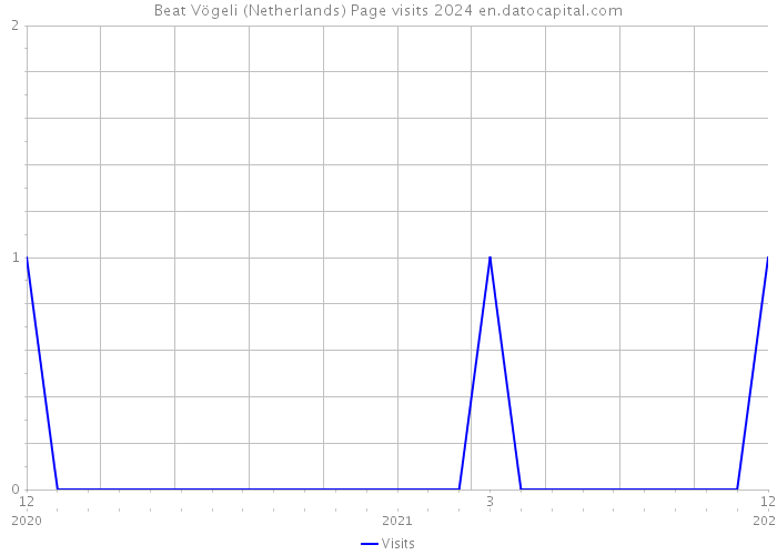 Beat Vögeli (Netherlands) Page visits 2024 