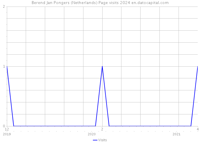 Berend Jan Pongers (Netherlands) Page visits 2024 
