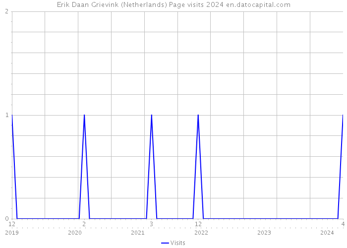 Erik Daan Grievink (Netherlands) Page visits 2024 