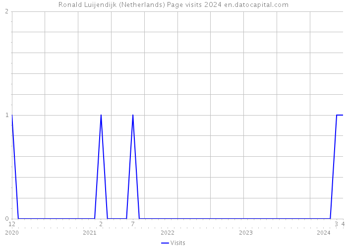 Ronald Luijendijk (Netherlands) Page visits 2024 