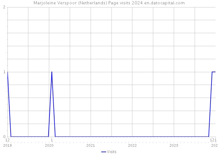 Marjoleine Verspoor (Netherlands) Page visits 2024 