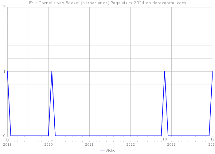 Erik Cornelis van Boekel (Netherlands) Page visits 2024 